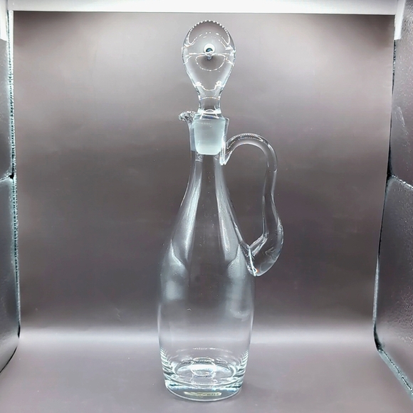 Toscany Barware Whiskey Liquor Decanter Contemporary Clear - Picture 10 of 10